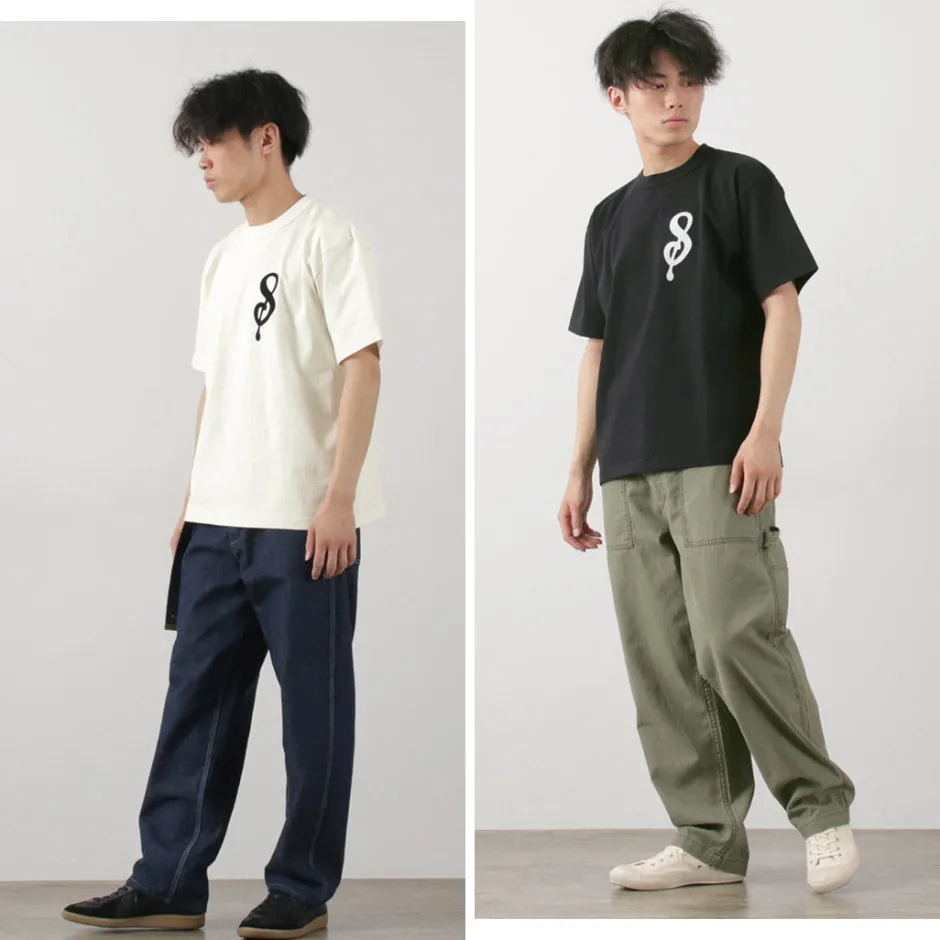 T-Shirts^A.G.SPALDING＆BROS / 14/Jersey Felt Letter Short Sleeve T-Shirt S Logo