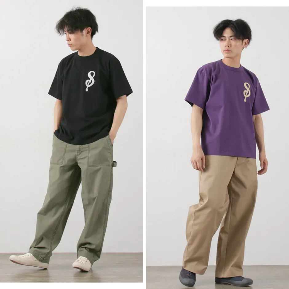 T-Shirts^A.G.SPALDING＆BROS / 14/Jersey Felt Letter Short Sleeve T-Shirt S Logo