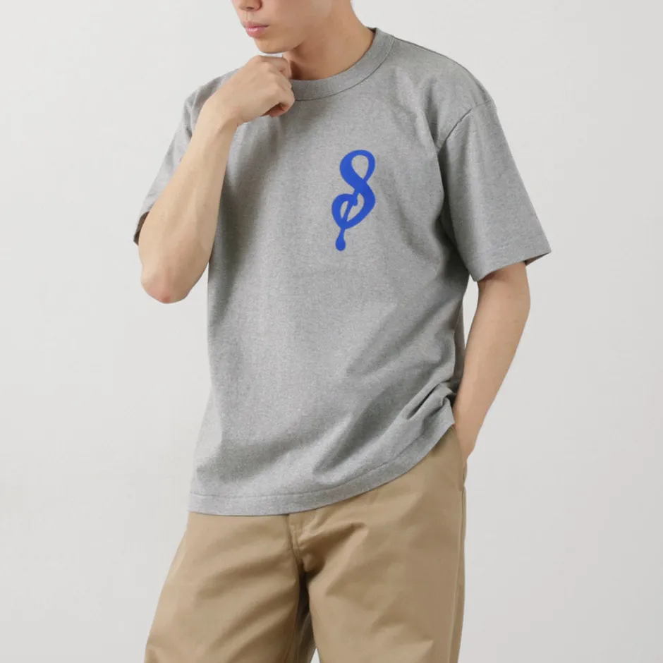 T-Shirts^A.G.SPALDING＆BROS / 14/Jersey Felt Letter Short Sleeve T-Shirt S Logo