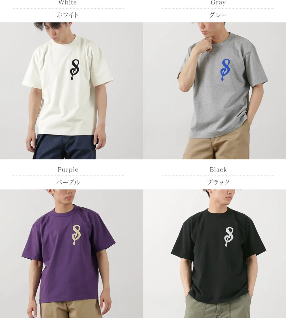 T-Shirts^A.G.SPALDING＆BROS / 14/Jersey Felt Letter Short Sleeve T-Shirt S Logo