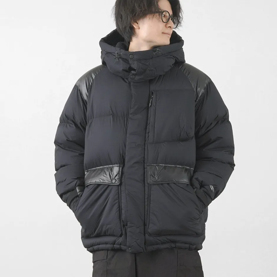 Down Wear^ALLIED FEATHER + DOWN / Ultra Light Bulky Down Jacket black