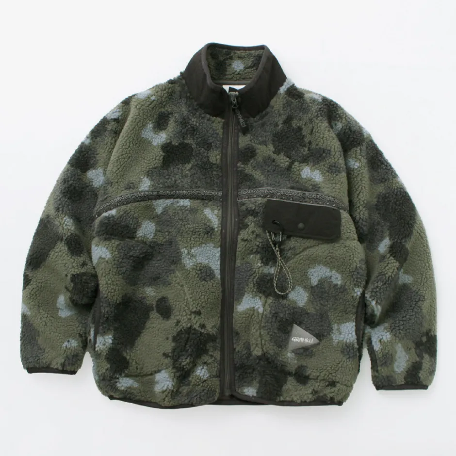 Jackets^AND WANDER / Gramicci Jacquard Tape Fleece Jacket