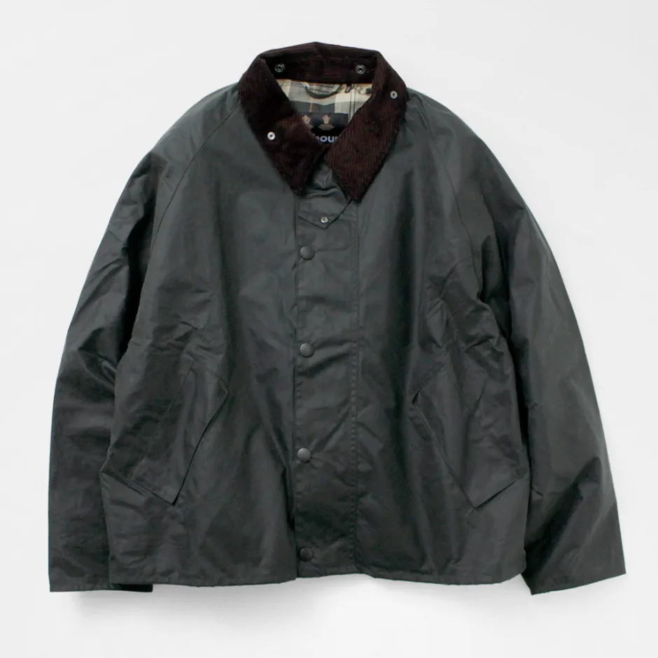 Jackets^BARBOUR / Oversized Transport Wax Jacket