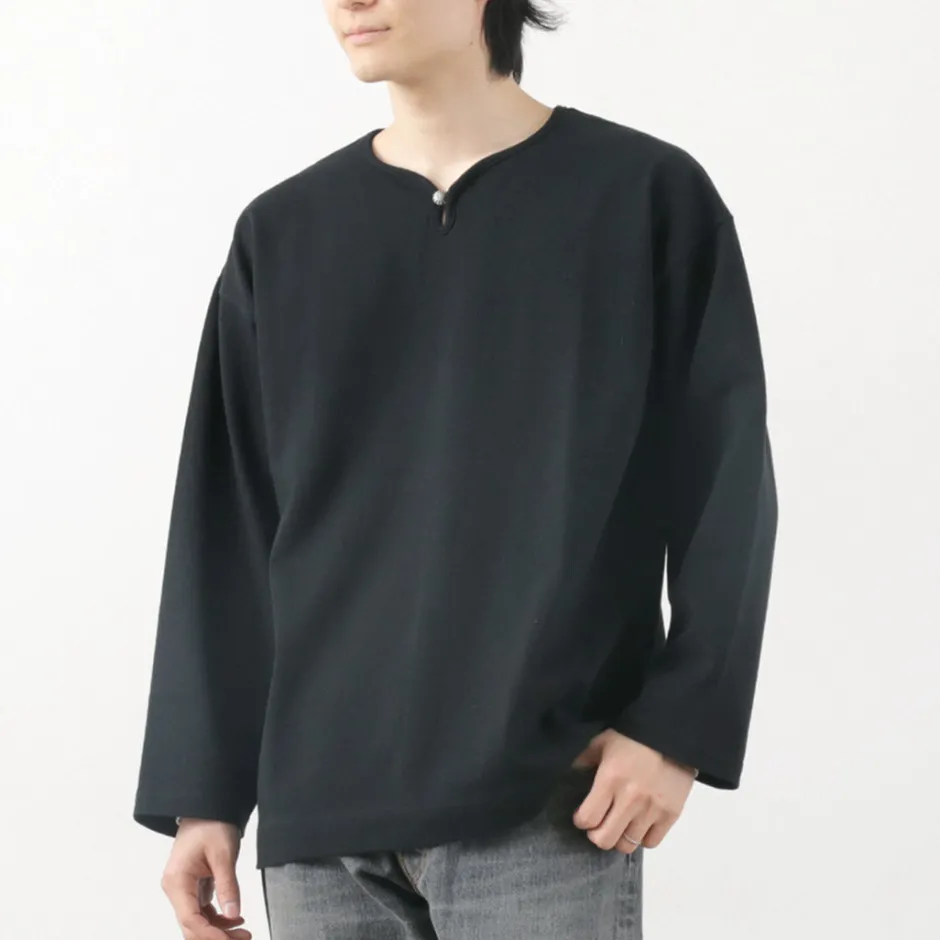 T-Shirts^BARNS / Big Cozun knitiing Concho Long Sleeve T-Shirt