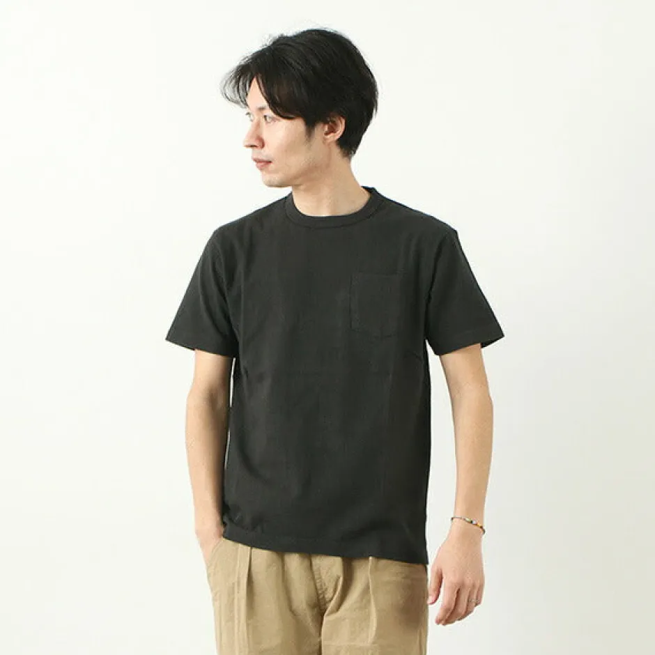 T-Shirts^BARNS / BR-1100 Hanging jersey S/S Crew neck