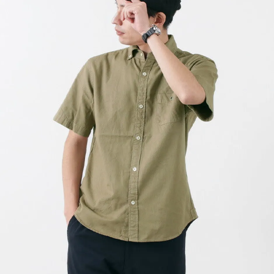 Shirts^BARNS / BR-5266 Ox S/S button-down shirt