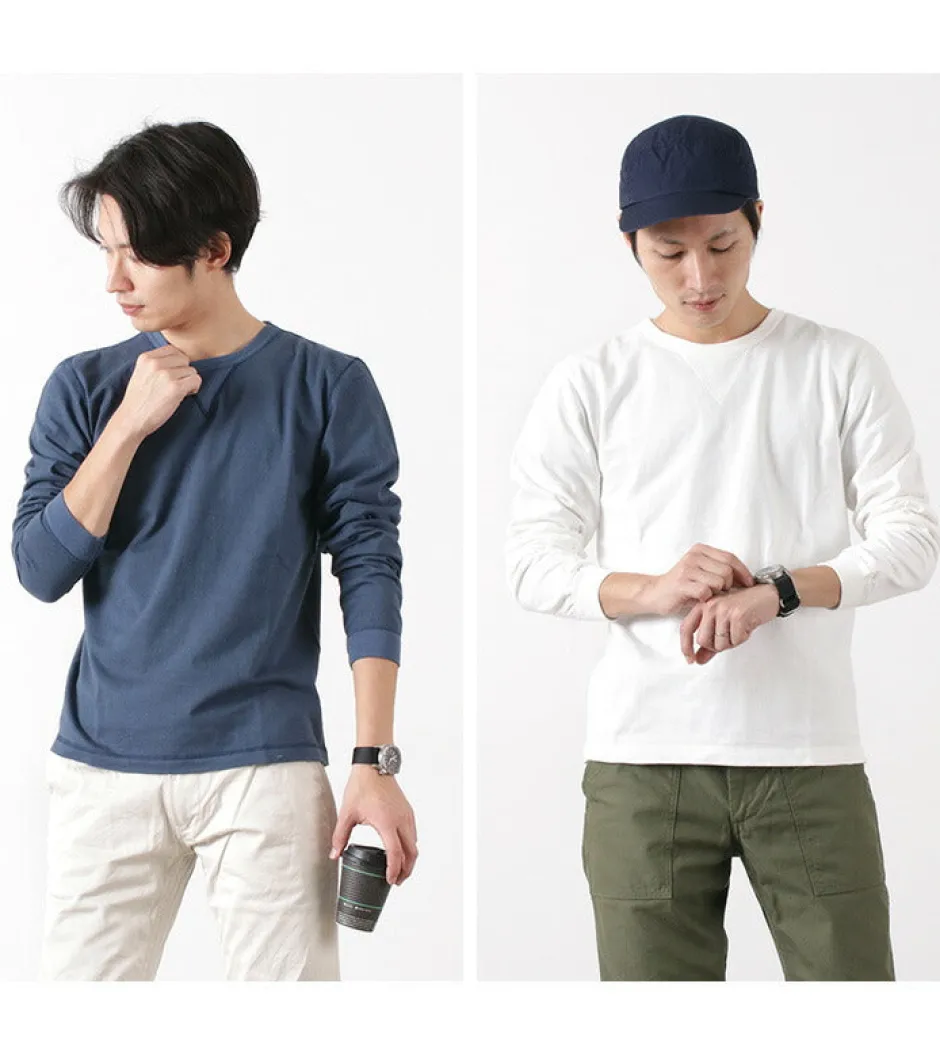 T-Shirts^BARNS / COZUN Knit Vintage Long Sleeve Crew Neck T-Shirt