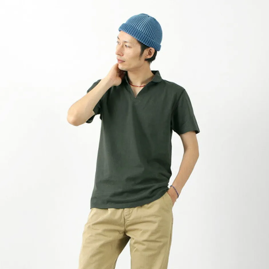 T-Shirts^BARNS / Cozun Knit Vintage Skipper Polo Shirt