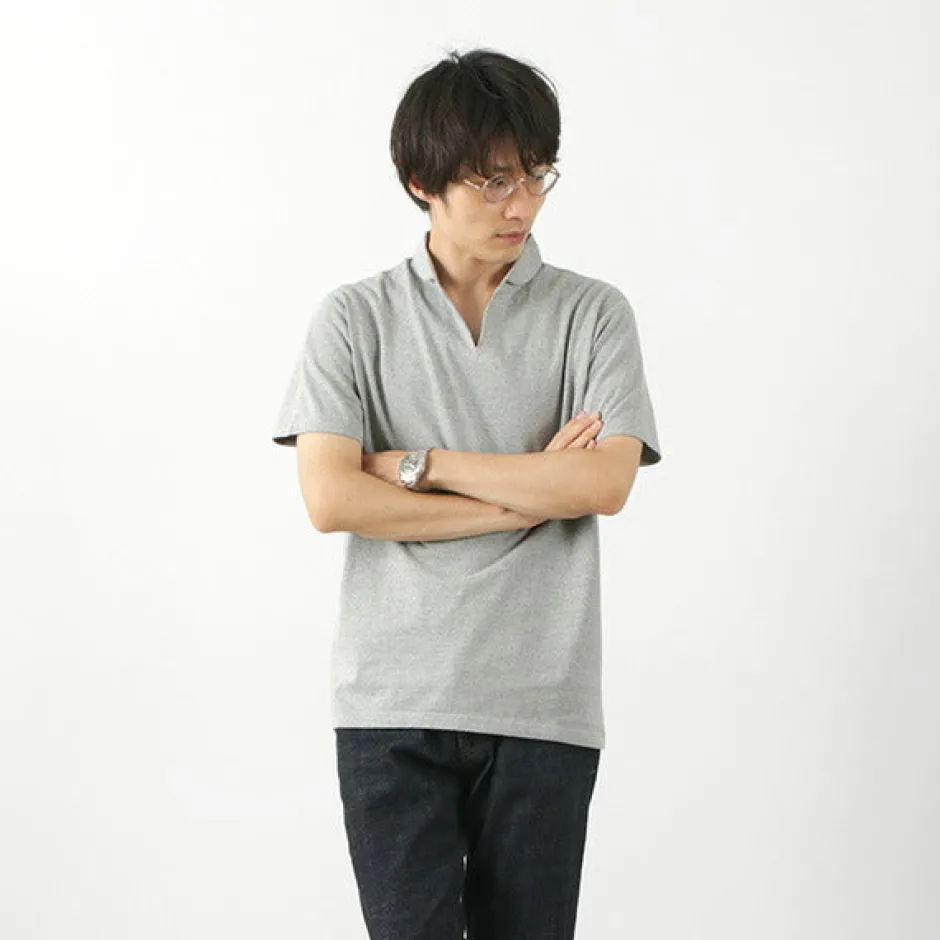 T-Shirts^BARNS / Cozun Knit Vintage Skipper Polo Shirt