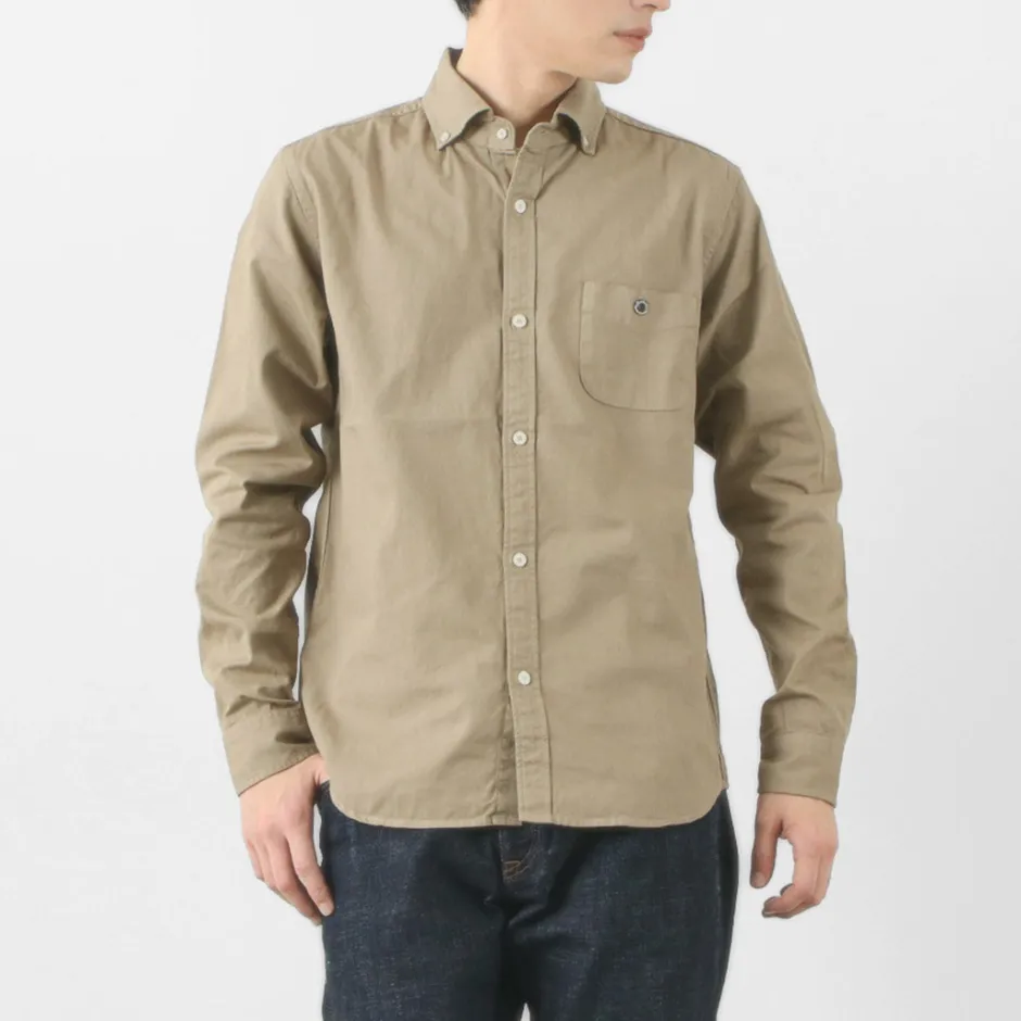 Shirts^BARNS / Ox Long Sleeve Button Down Shirt