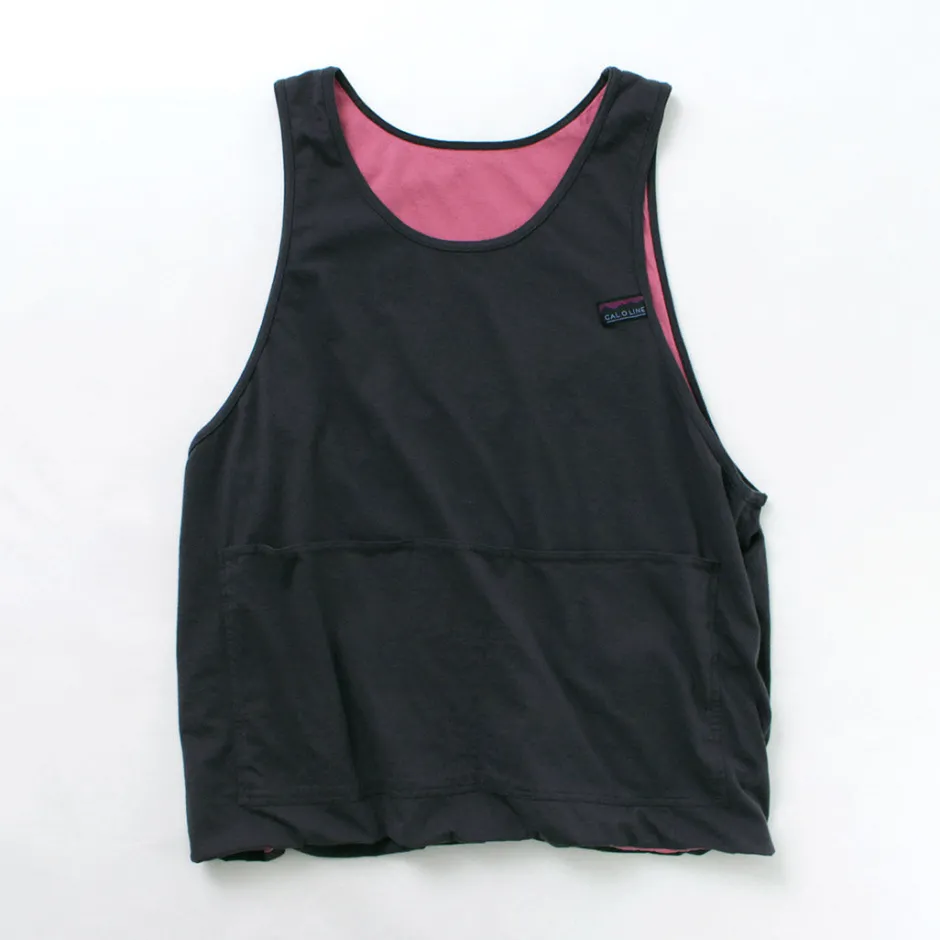 T-Shirts^CAL O LINE / Reversible utility tank-top