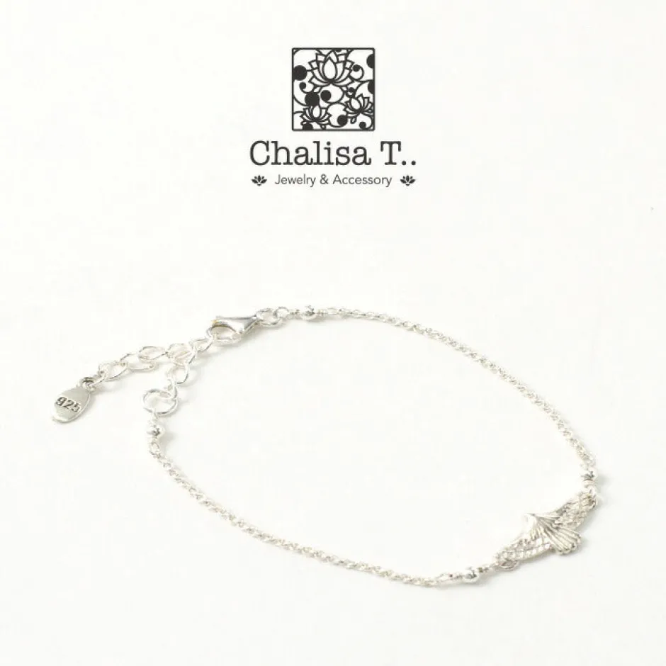 Anklets^CHALISA T.. / Eagle chain bracelet silver