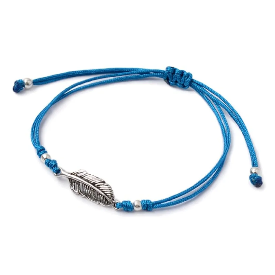 Anklets^CHALISA T.. / Mini Feather Notting Cord Anklet