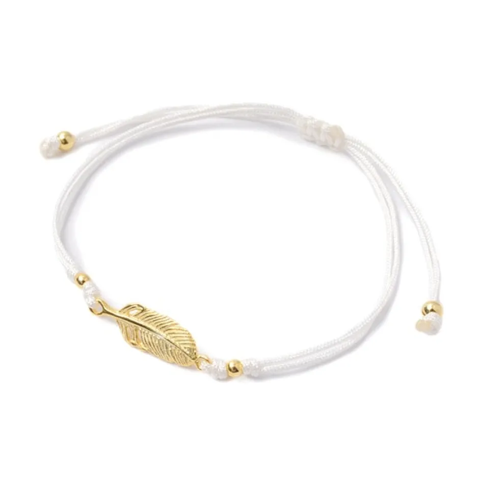 Anklets^CHALISA T.. / Mini Feather Notting Cord Anklet