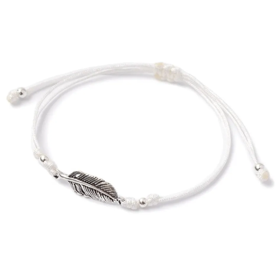 Anklets^CHALISA T.. / Mini Feather Notting Cord Anklet
