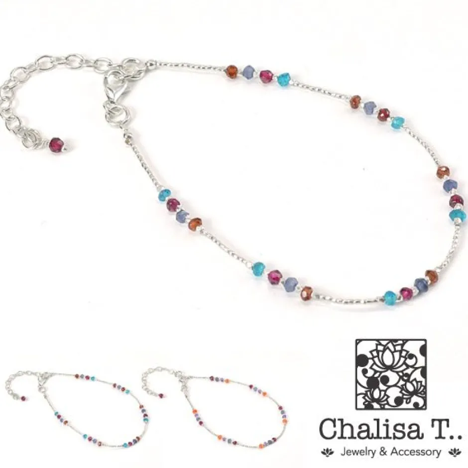 Anklets^CHALISA T.. / Natural Stone Anklet