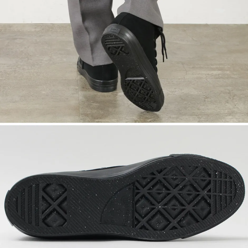 Sneakers^CONVERSE / Suede All Star R Center Zip High Cut Sneakers black