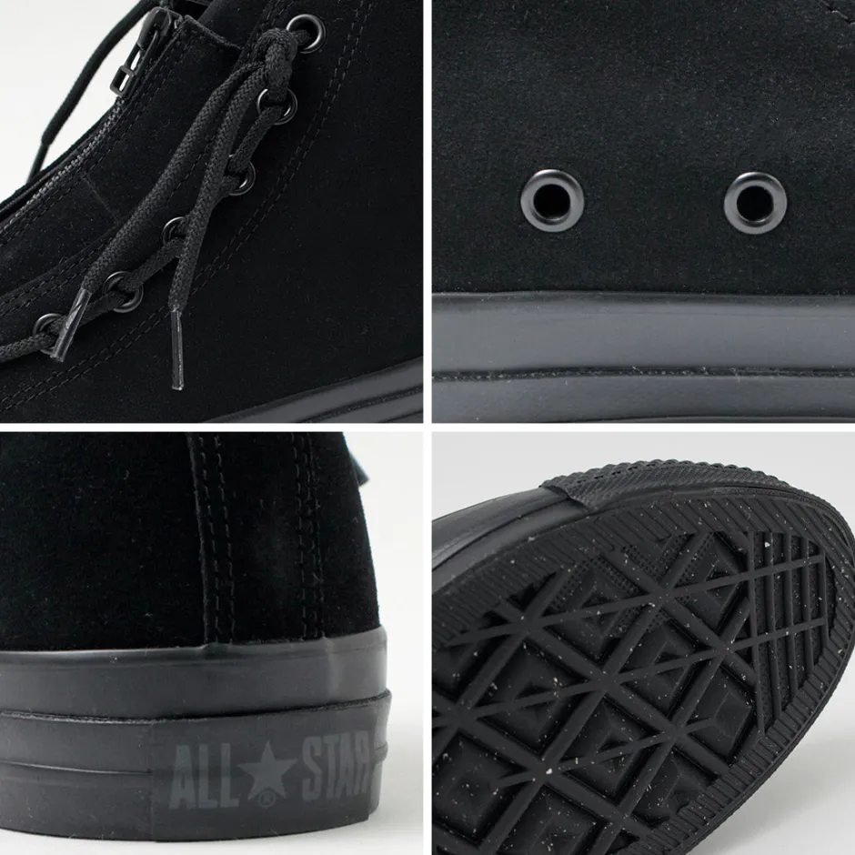 Sneakers^CONVERSE / Suede All Star R Center Zip High Cut Sneakers black