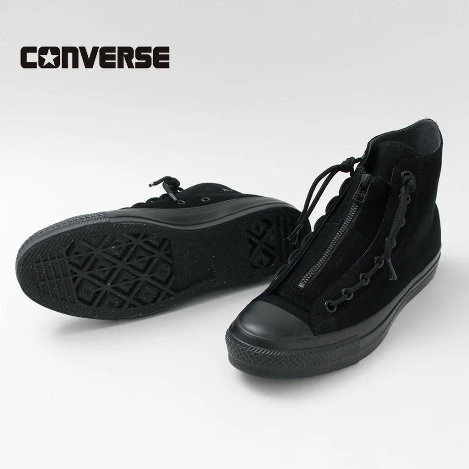Sneakers^CONVERSE / Suede All Star R Center Zip High Cut Sneakers black