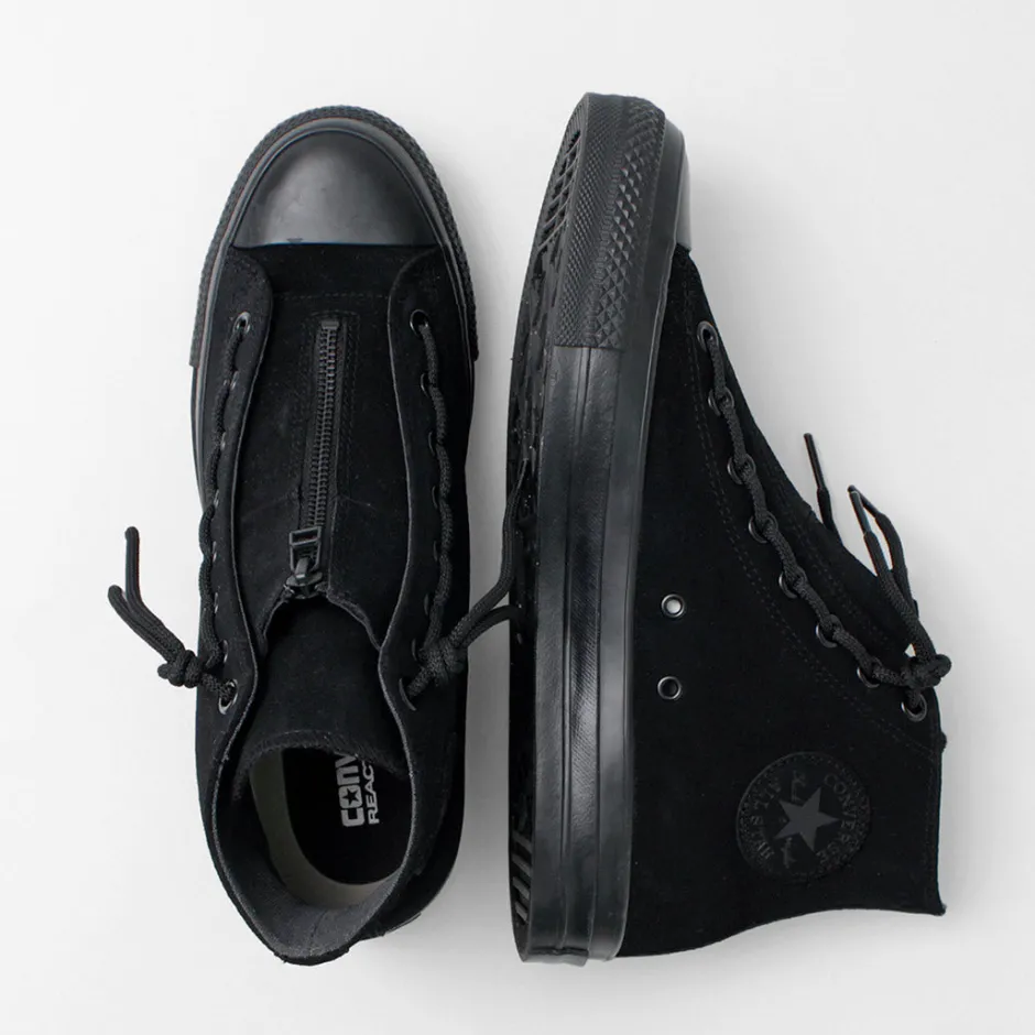 Sneakers^CONVERSE / Suede All Star R Center Zip High Cut Sneakers black