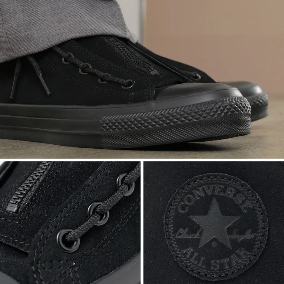 Sneakers^CONVERSE / Suede All Star R Center Zip High Cut Sneakers black