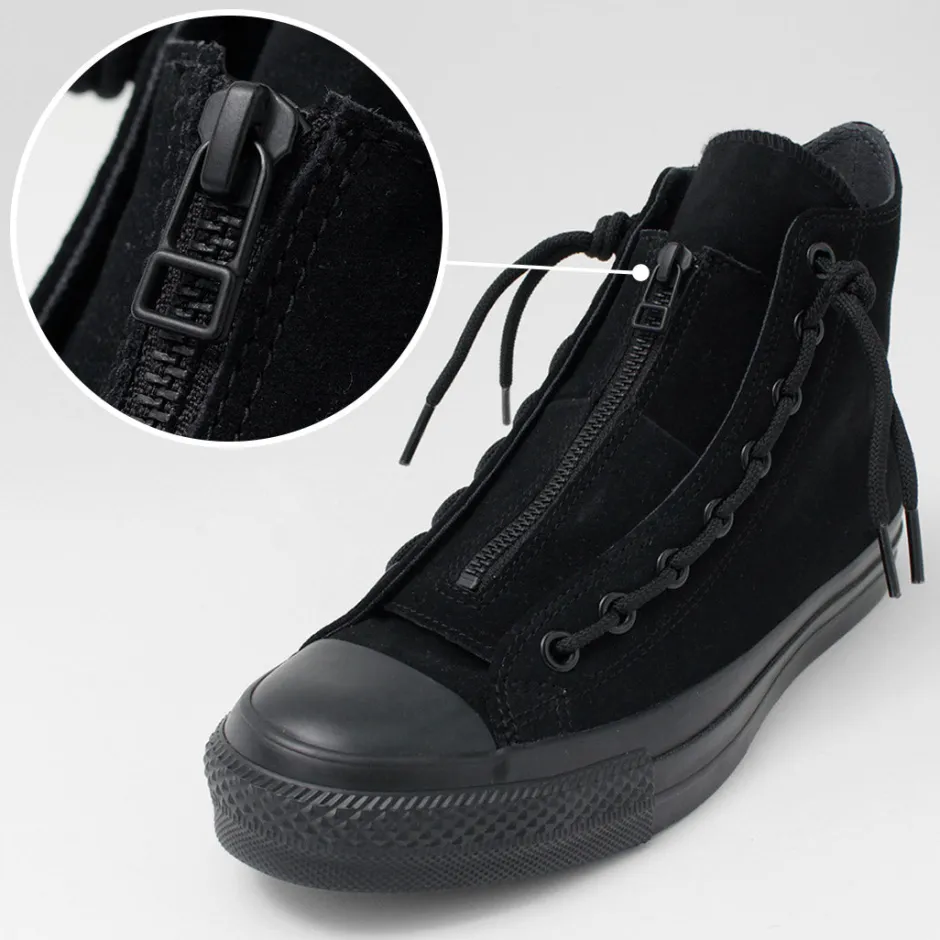 Sneakers^CONVERSE / Suede All Star R Center Zip High Cut Sneakers black