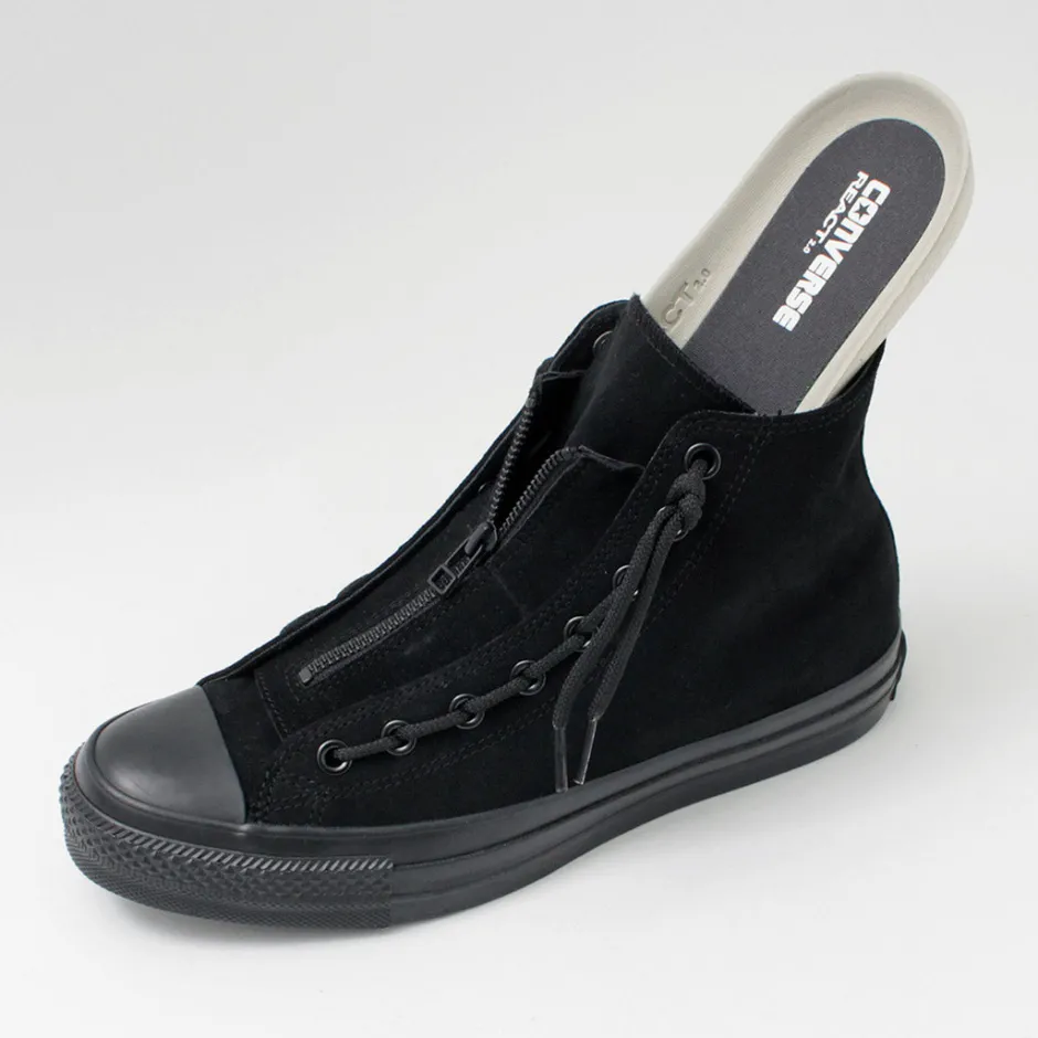 Sneakers^CONVERSE / Suede All Star R Center Zip High Cut Sneakers black