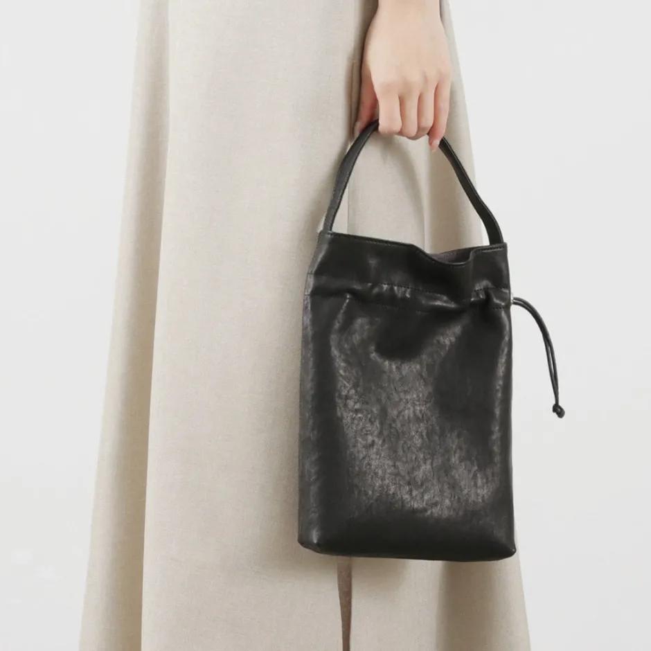 Tote Bags^CREED / Drawstring Tote Horse Leather