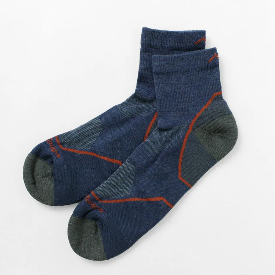 Socks^DARN TOUGH / Light Hiker 1/4 Sock Lightweight Cushion