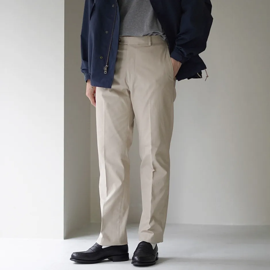 Work Pants & Chinos^D.C.WHITE / High-density Chino Stretch Slim Tapered Pants