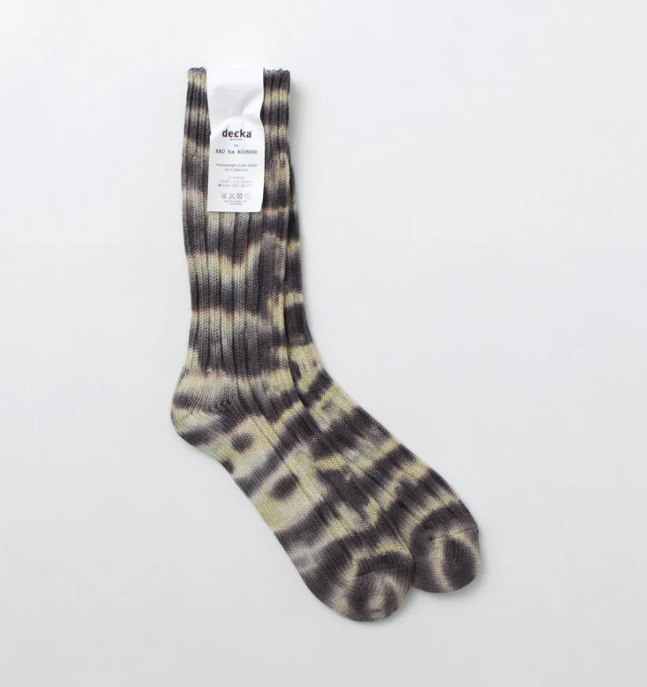 Socks^DECKA QUALITY SOCKS / Heavyweight tie-dye socks