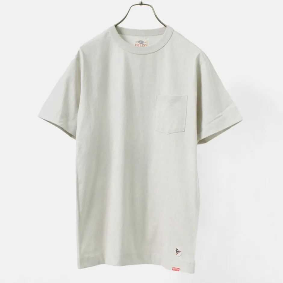 T-Shirts^FELCO × HEALTH KNIT / Crew Neck Pocket Tee