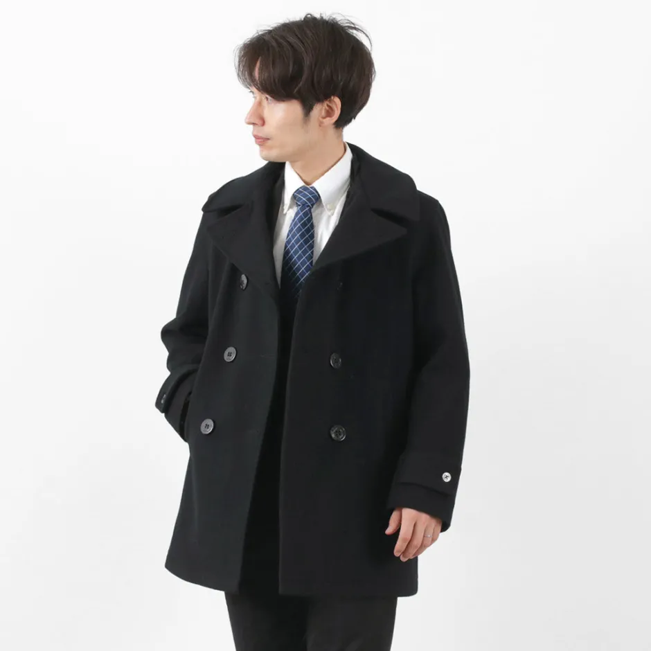 Coats^FIDELITY / 23oz Melton Peacoat black