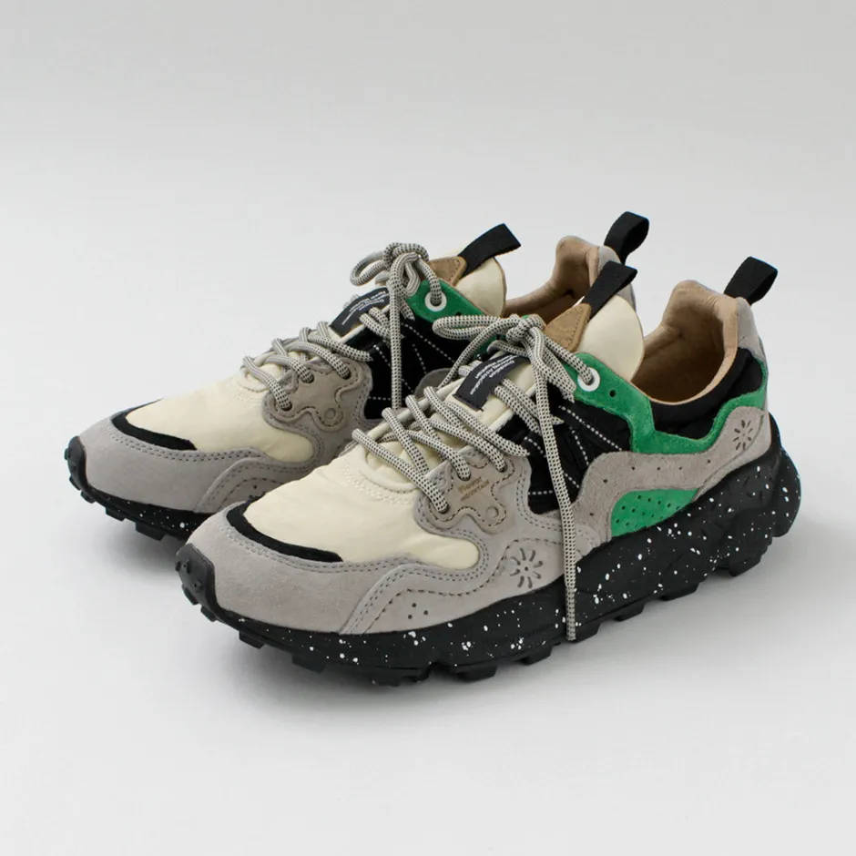 Sneakers^FLOWER MOUNTAIN / Yamano Three Pig Suede and Nylon Sneakers