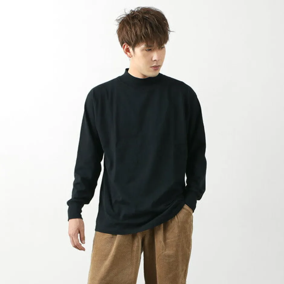 T-Shirts^FNOR / Mock Neck Long Sleeve T-Shirt