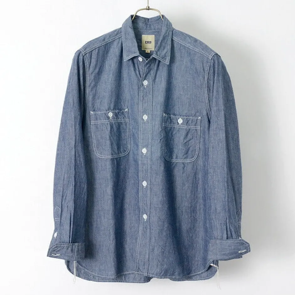 Shirts^FOB FACTORY / F3378 Chambray Work Shirt