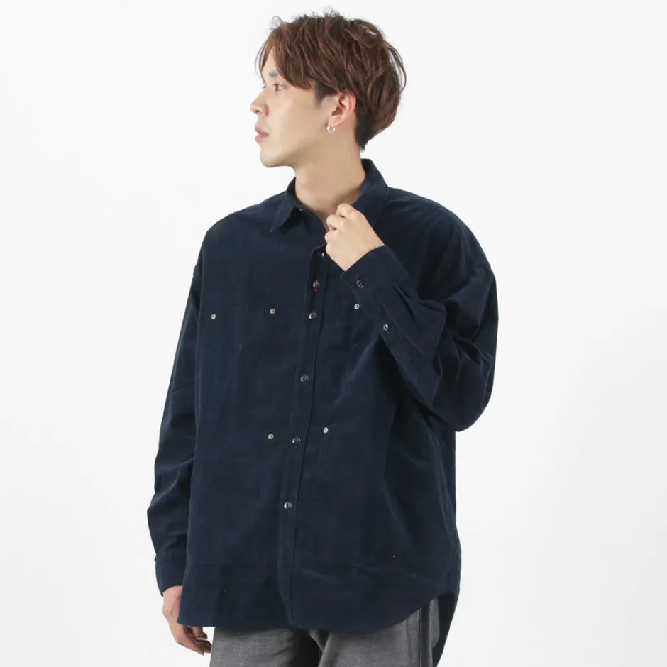 Shirts^FOB FACTORY / F3482 CORDUROY BALL SHIRT