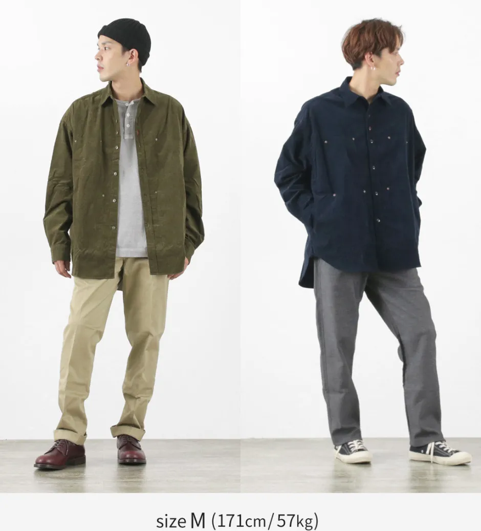 Shirts^FOB FACTORY / F3482 CORDUROY BALL SHIRT