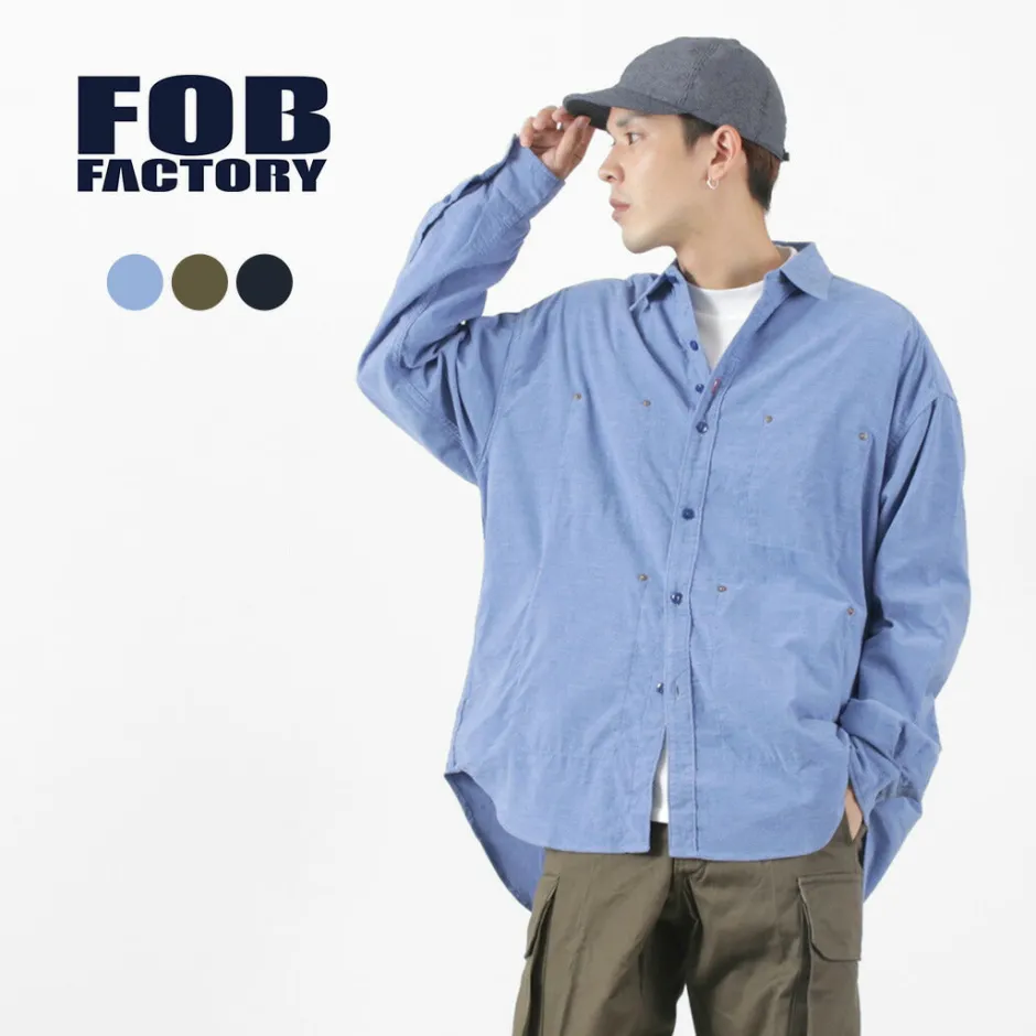 Shirts^FOB FACTORY / F3482 CORDUROY BALL SHIRT