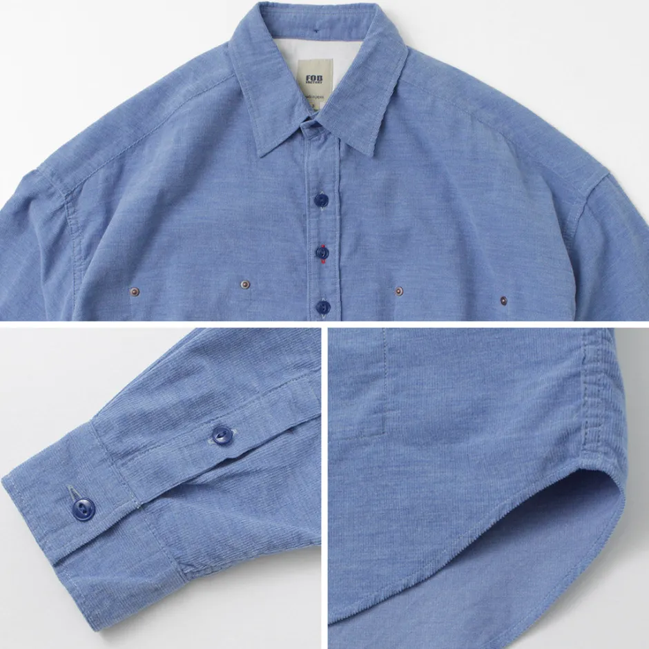 Shirts^FOB FACTORY / F3482 CORDUROY BALL SHIRT