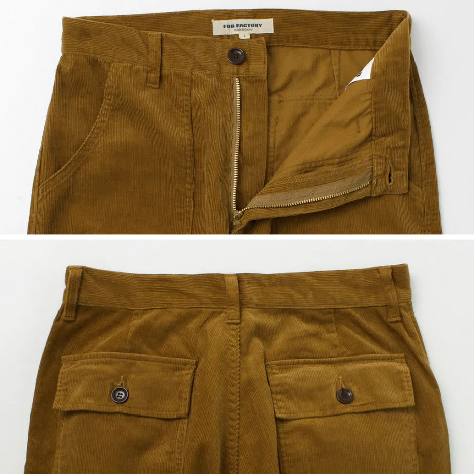 Work Pants & Chinos^FOB FACTORY / F0523 Corduroy bush pants