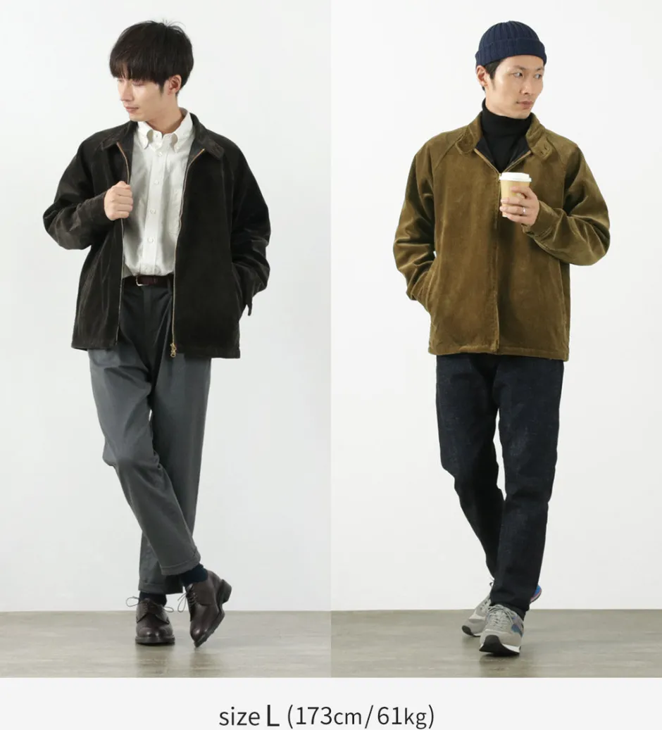 Jackets^FOB FACTORY / F2429 Corduroy Harrington jacket