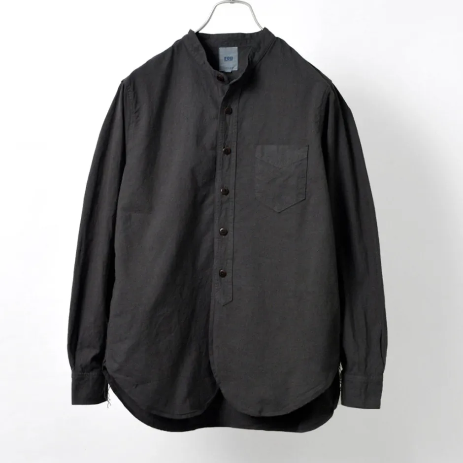 Shirts^FOB FACTORY / F3464 Dye band collar shirt