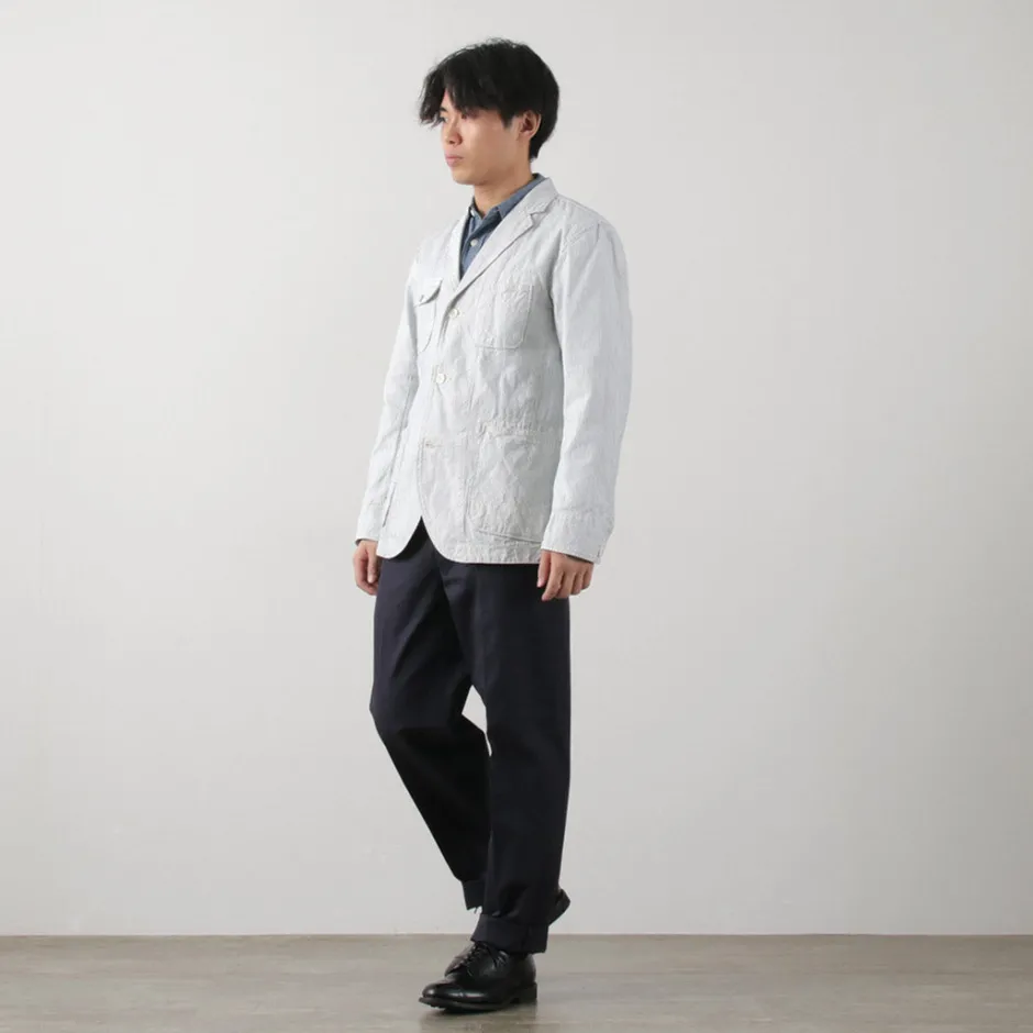 Jackets^FOB FACTORY / F2440 Engineer Cord Lane Jacket white