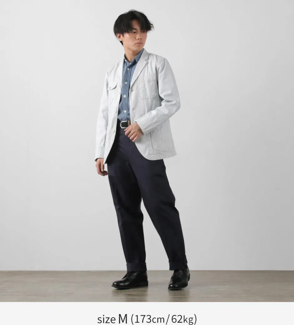 Jackets^FOB FACTORY / F2440 Engineer Cord Lane Jacket white