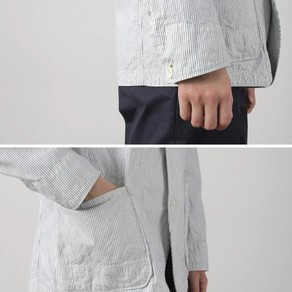 Jackets^FOB FACTORY / F2440 Engineer Cord Lane Jacket white