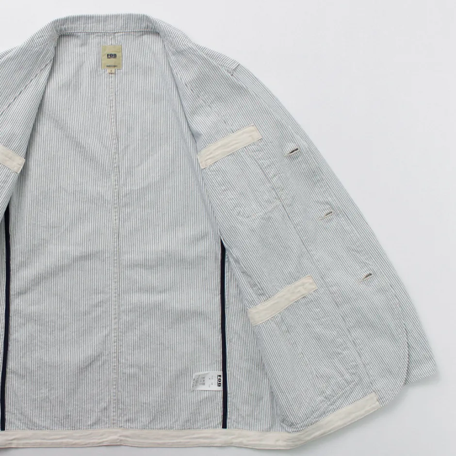 Jackets^FOB FACTORY / F2440 Engineer Cord Lane Jacket white