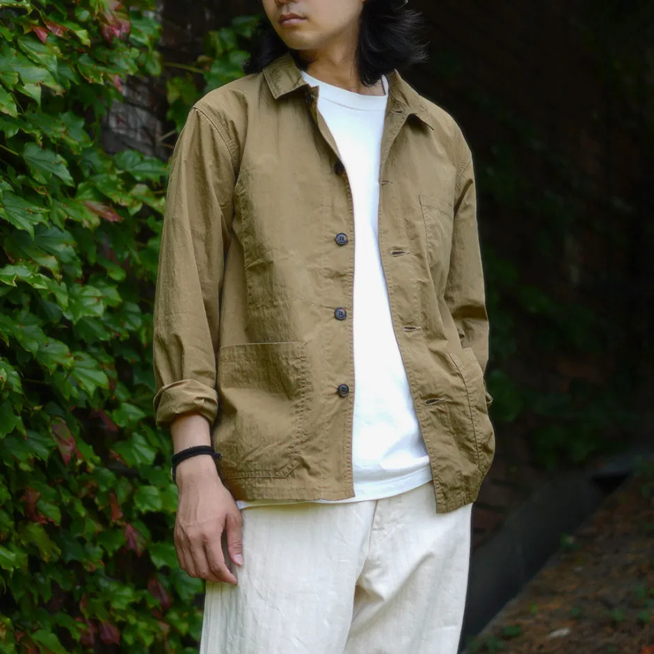 Jackets^FOB FACTORY / F2394 French shirt jacket