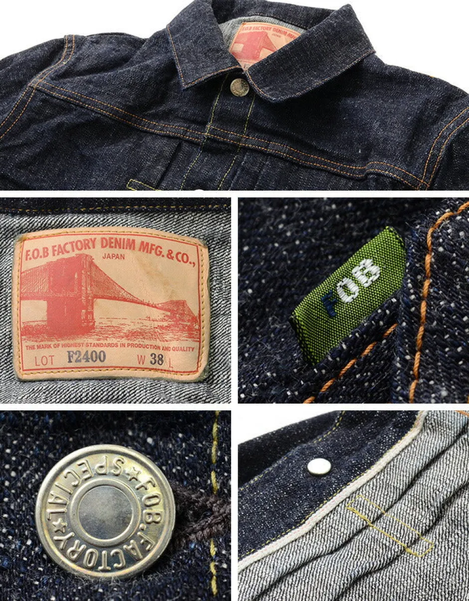 Jackets^FOB FACTORY / F2400 G3 Selvage Denim 1st -type Jacket one-wash