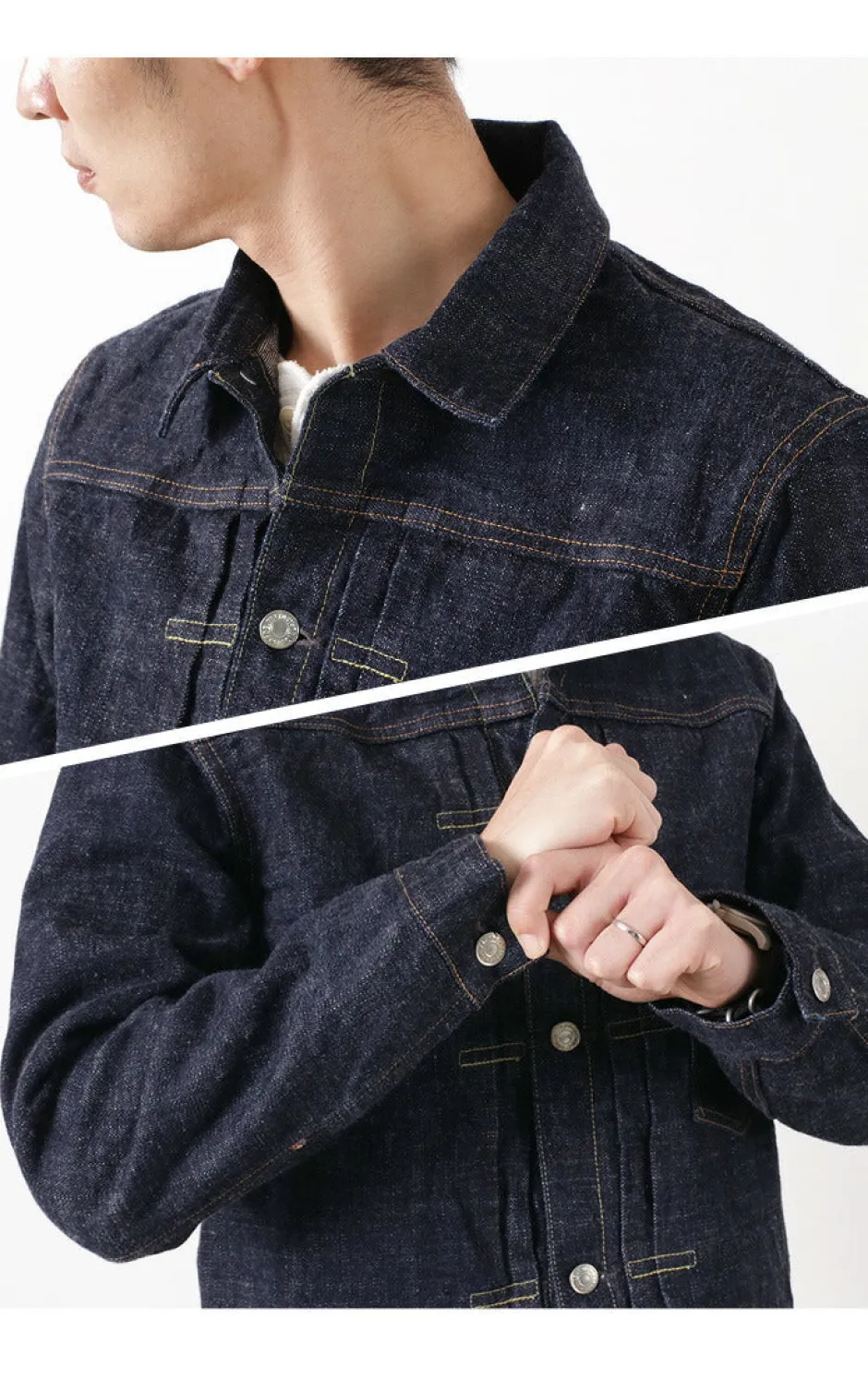 Jackets^FOB FACTORY / F2400 G3 Selvage Denim 1st -type Jacket one-wash